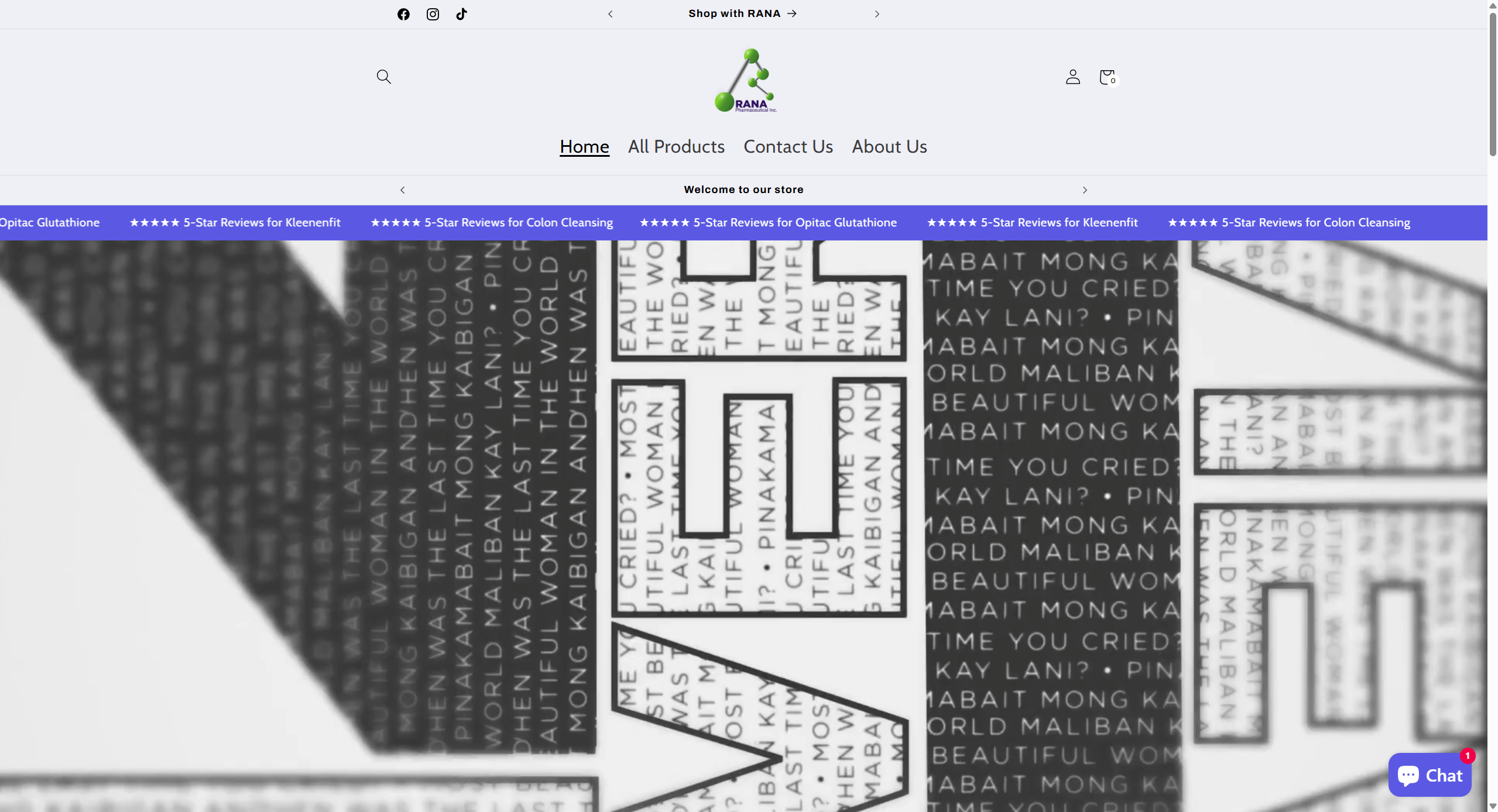 Rana Pharmaceutical Website