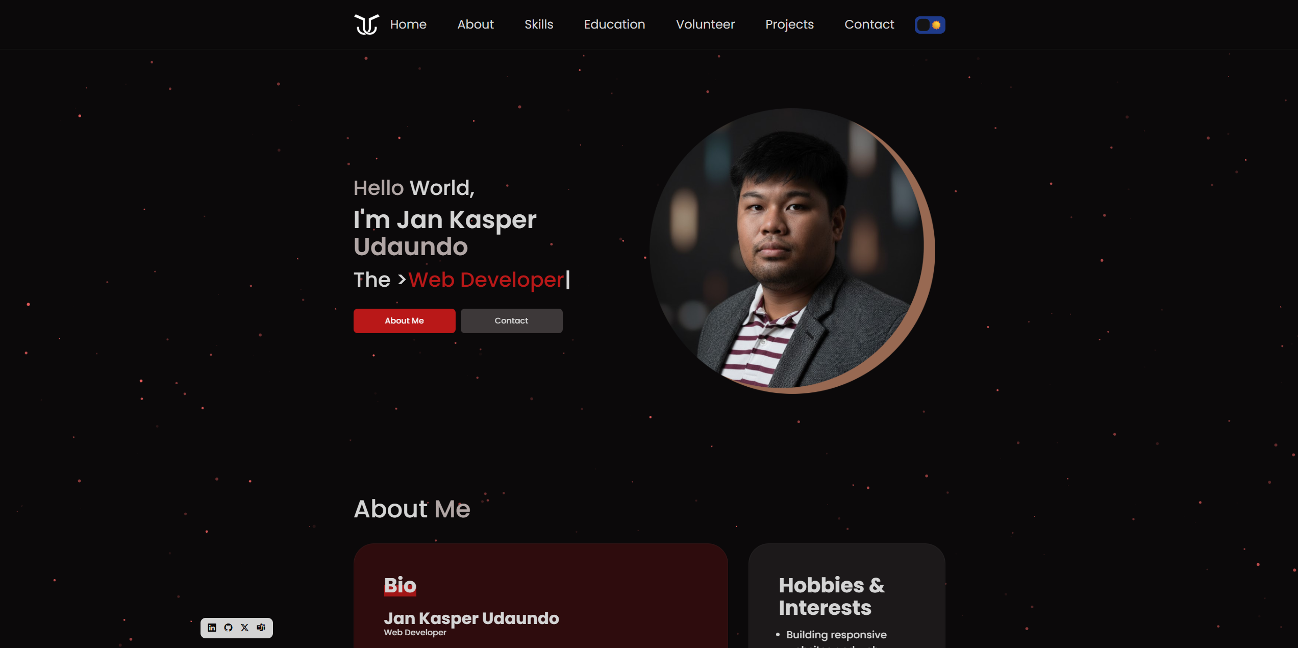 My Second Web Portfolio